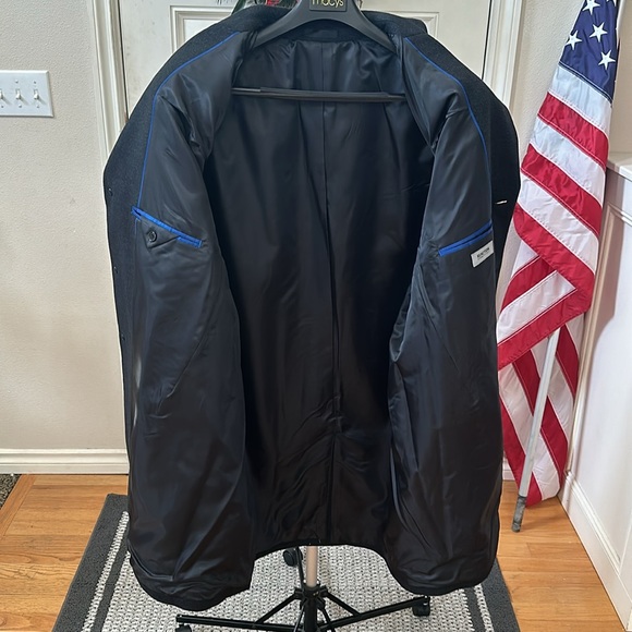 NWT Kenneth Cole Reaction Stylish luxe classic fit Overcoat. SZ 48 R (SKU B) - Picture 12 of 14